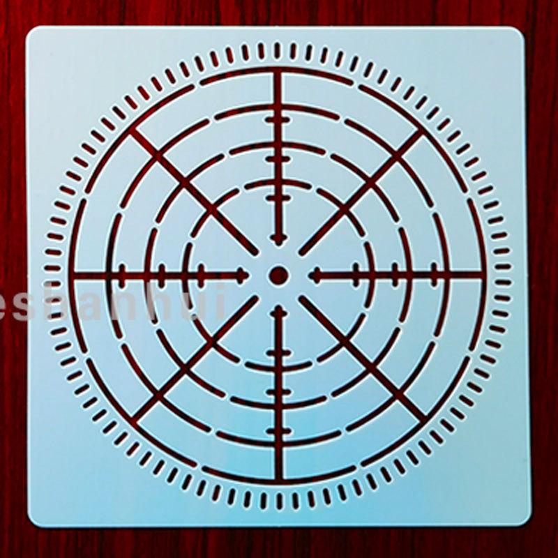 Трафарет для самостоятельной росписи «Мандала-яблочко»