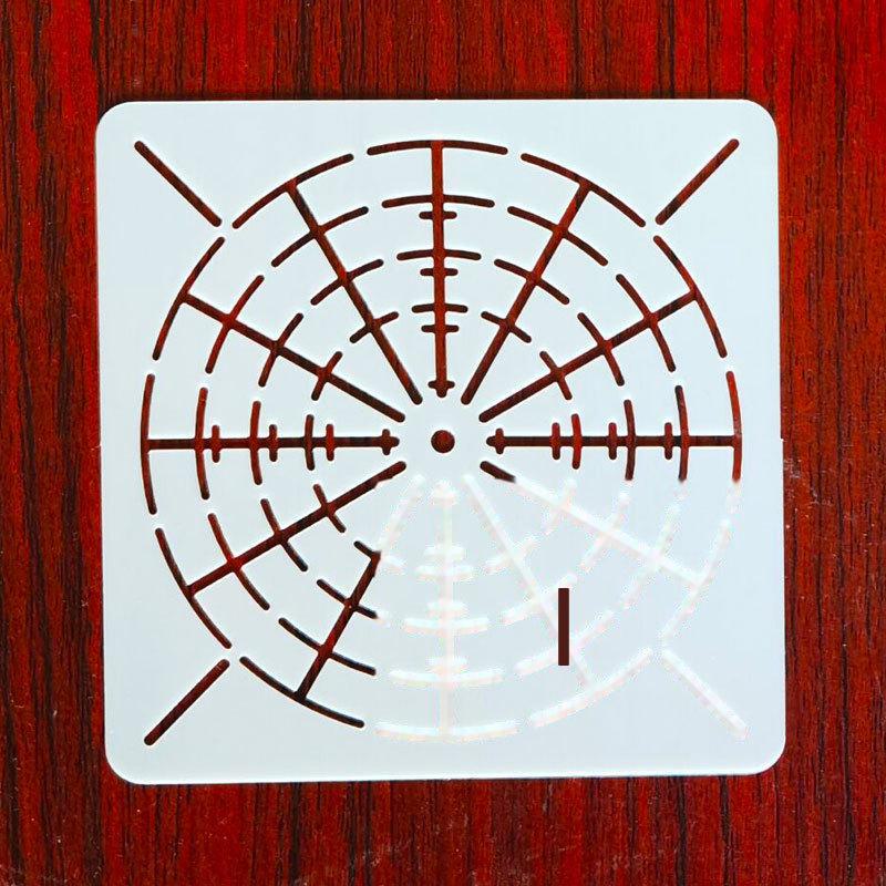 Трафарет для самостоятельной росписи «Мандала-яблочко»