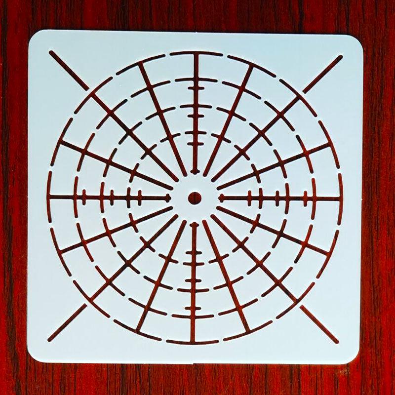 Трафарет для самостоятельной росписи «Мандала-яблочко»