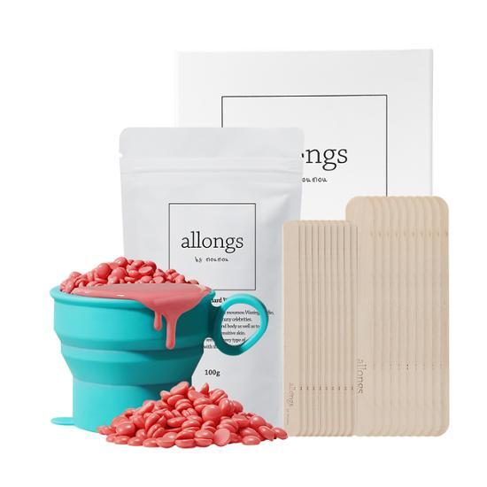 Набор для самостоятельной депиляции твердым воском Allong